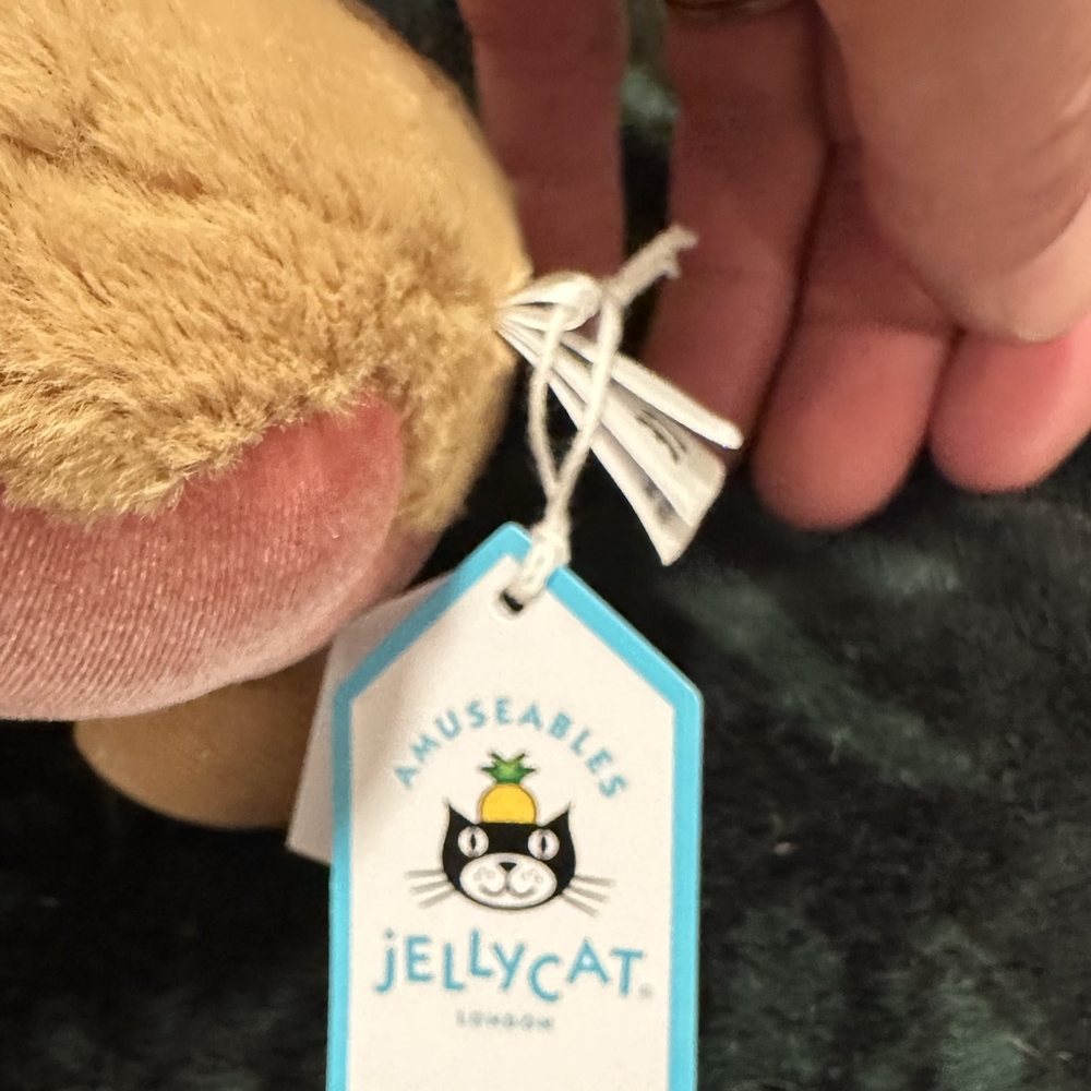 Jellycat Amuseables Plush Cat Toy - Brown